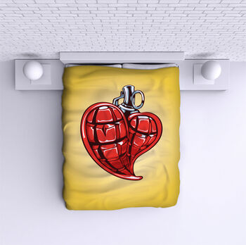 Cuvertură de pat Heart