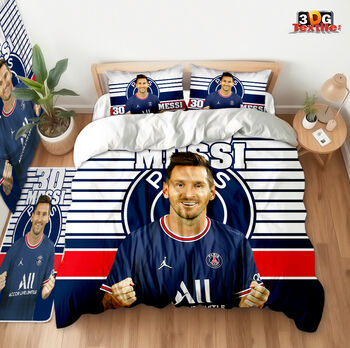 Lenjerie de pat Messi PSG
