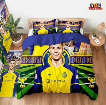 Lenjerie de pat Ronaldo Al Nassr