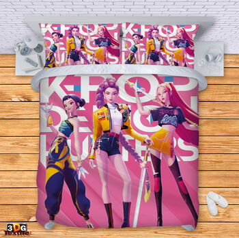 Lenjerie de pat Huntrix K Pop 5