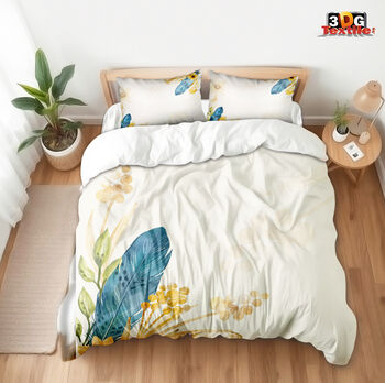 Lenjerie de pat Boho Feathers 2