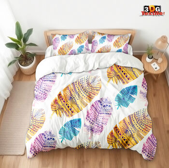 Lenjerie de pat Boho Feathers 3