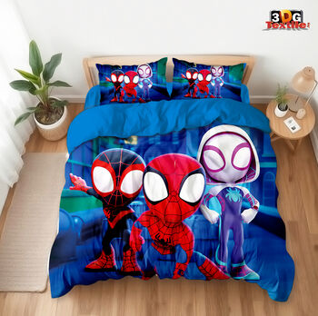Lenjerie de pat Spidey and friends