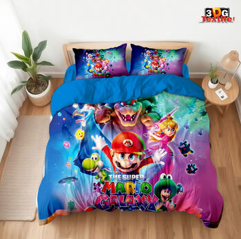 Lenjerie de pat Super Mario Galaxy