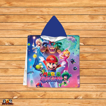 Poncho pentru copii Super Mario