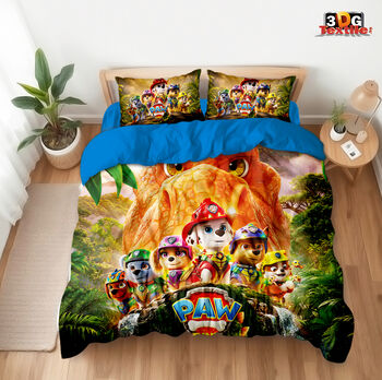 Lenjerie de pat PAW Patrol The Dino