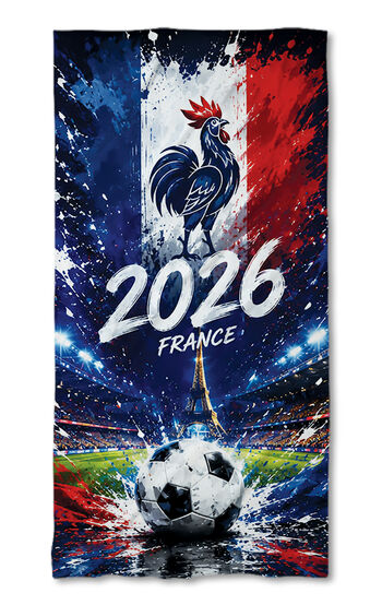 Prosop de plajă World Cup France 2026