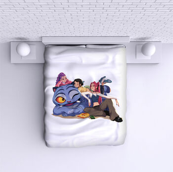 Cuvertură de pat Huntrix K Pop 5